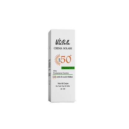 تصویر از کرم ضد آفتاب بی رنگ spf50 ویتابلا 40میل( مناسب انواع پوست)