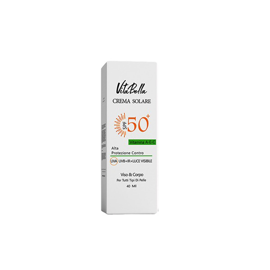 تصویر از کرم ضد آفتاب بی رنگ spf50 ویتابلا 40میل( مناسب انواع پوست)