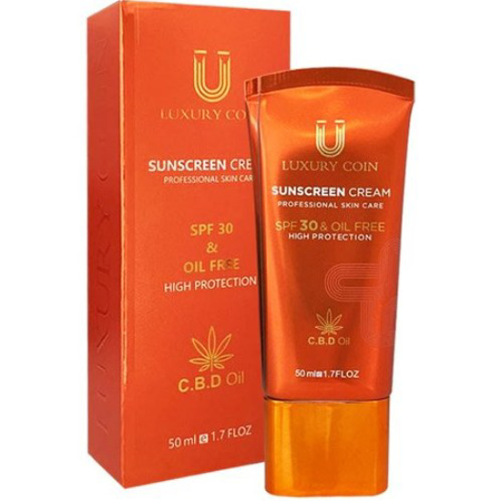 تصویر از کرم ضد آفتاب spf30  لاکچری کوین  50 میلی luxury coin