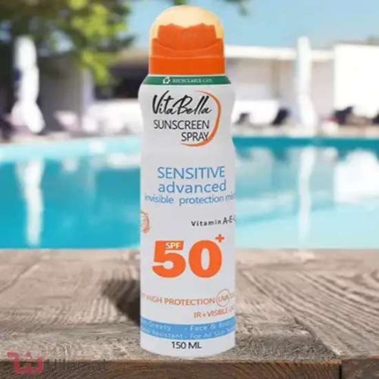 تصویر از اسپری ضد آفتاب  spf50 ویتابلا 150میل ( مناسب انواع پوست)